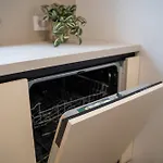 Cozy Cityscape Blush Pink, Cozy Modern Apartamento