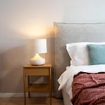 Cozy Cityscape Blush Pink, Cozy Modern Apartment