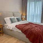 Apartment Cozy Cityscape Blush Pink, Cozy Modern
