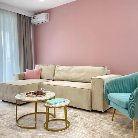 Apartamento Cozy Cityscape Blush Pink, Cozy Modern *