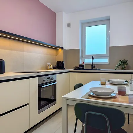 Cityscape Blush Pink, Cozy Modern Brasov