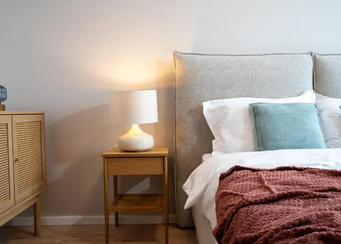 Cozy Cityscape Blush Pink, Cozy Modern Apartment